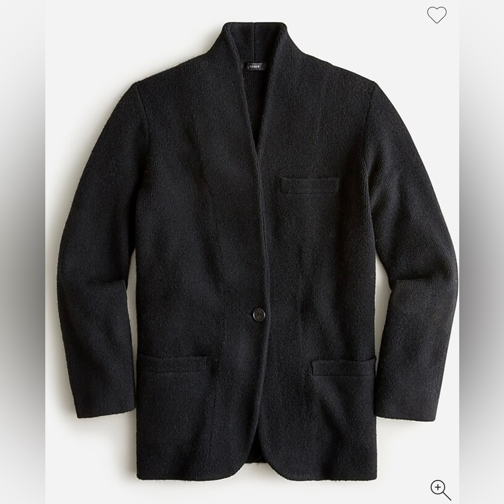 J.crew Cocoon Sweater Blazer in Black!